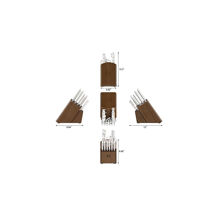 Cangshan-Adams-Series-1027273-German-Steel-Forged-15-Piece-Knife-Block-Set-White Cangshan Adams Series 1027273 German Steel Forged 15-Piece Knife Block Set, White