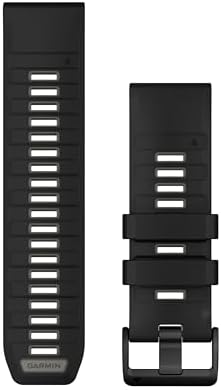 Garmin QuickFit, 20mm Black/Pebble Gray Silicone Band