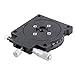 Jonlaki R Axes Sliding Platform with 360° Rotation - Aluminum Alloy Manual Linear Stage for Optical Instruments and Industrial Applications