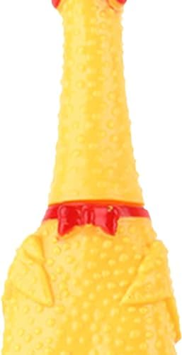 Orret Home Çığlık Tavuk Oyuncak Sarı Kauçuk Squaking Tavuk Oyuncak Yenilik Ve Dayanıklı Kauçuk Tavuk Stres Giderici Yetişkinler Çocuklar Için Komik Güvenlik Oyuncak Evcil Hayvanlar (35 Cm) - Görsel 6