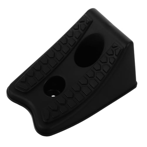 PRETYZOOM Rueda Antideslizante Detener cuña de Rueda de Coche cuñas para Ruedas Largo Protector neumático Bloque de Ruedas calzo para camión calzo de Rueda el plastico Black