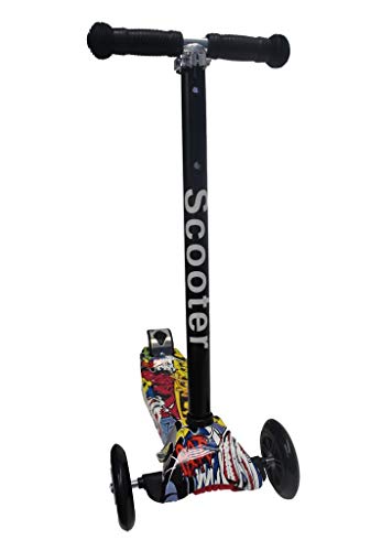 Patinete Infantil Masculino Feminino Rosa Preto Cinza Regulável Original Zoop Toys Scooter Resistent