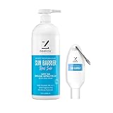 Zealios Reef Safe Sun Barrier Broad Spectrum SPF 50 Zinc Sunscreen (32 oz) + 2 oz Tottle - Water-Res
