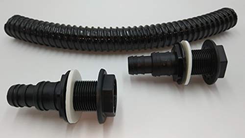 Traversée De Paroi PVC Pour Tuyau - Pour Réservoir Ou Cuve - Passage De Cloison - Diamètre Standard