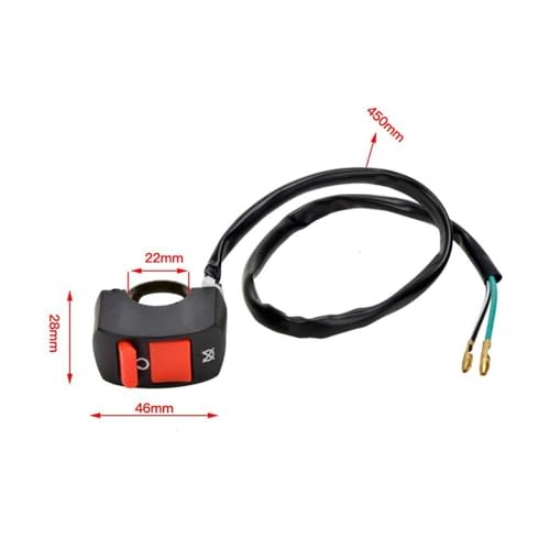 Interruptor de manillar moto para rutas y viajes ATV 6