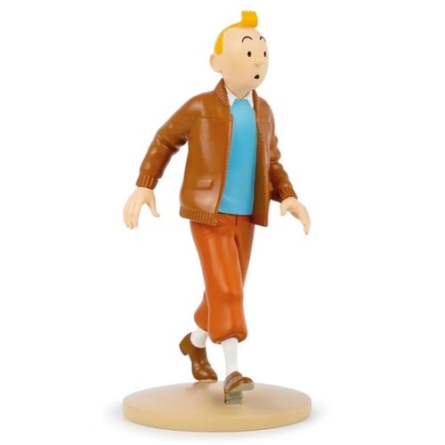 Figura de colección Tintín con su chaqueta de aviador 13cm