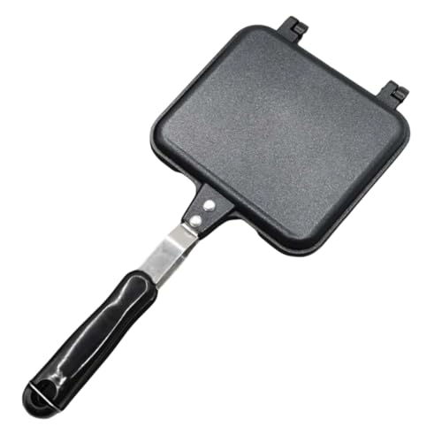 BIUDECO Breakfast Sandwich Maker Non Stick Frying Pan for Toast Double Sided Cooking Tool for Eggs and Sandwiches for Home and Camping Use