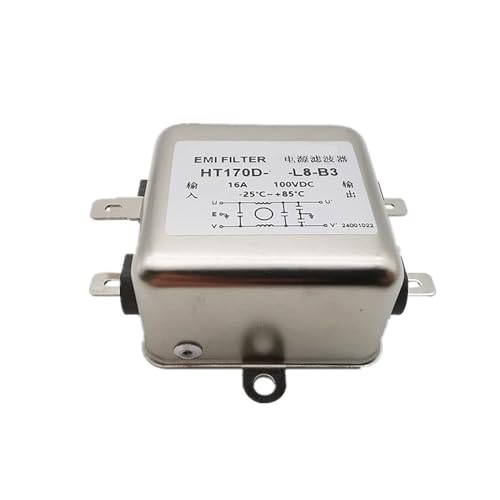 Filtre HT170D-16-L8-B3 antiparasite EMI RFI secteur monophasé 10A 20A 30A