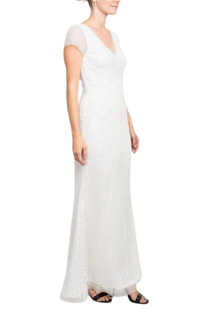 Image of Adrianna Papell Women's Beaded Mermaid Gown