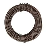Aluminum Craft Wire 18 Gauge 39 Feet MATTE BROWN