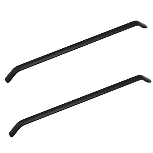 Dreneco 2 Pack Black Cabinet Handles Cupboard Handles Drawer Handles Kitchen Door Handles Bow Shaped Handles (320mm Hole Centres) - Image 2