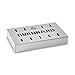 Produktbild Burnhard Edelstahl Räucherbox 21 x 13 x 3,5 cm, Smokerbox für Gasgrill, Kohlegrill & Kugelgrill