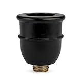 Weedness Bong-Holz-Kopf Eckig in Schwarz - Schraubkopf Steckkopf Adapter Zubehör Acryl Plastik Chillum Shillum Köpfchen