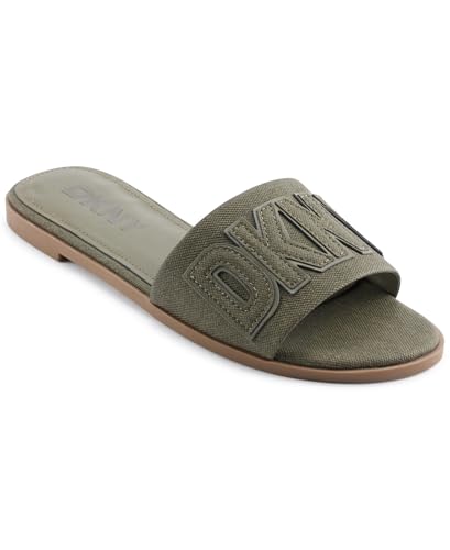 Image of DKNY Women's Willow Flat Slide Sandal With Logo