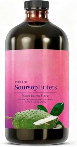 Sou-rsop Bitters-Gemischter Beerengeschmack, Kräuterformel, Darmunterstützung, Steigerung der Energie und Immunität, lang anhaltende Vitalität!