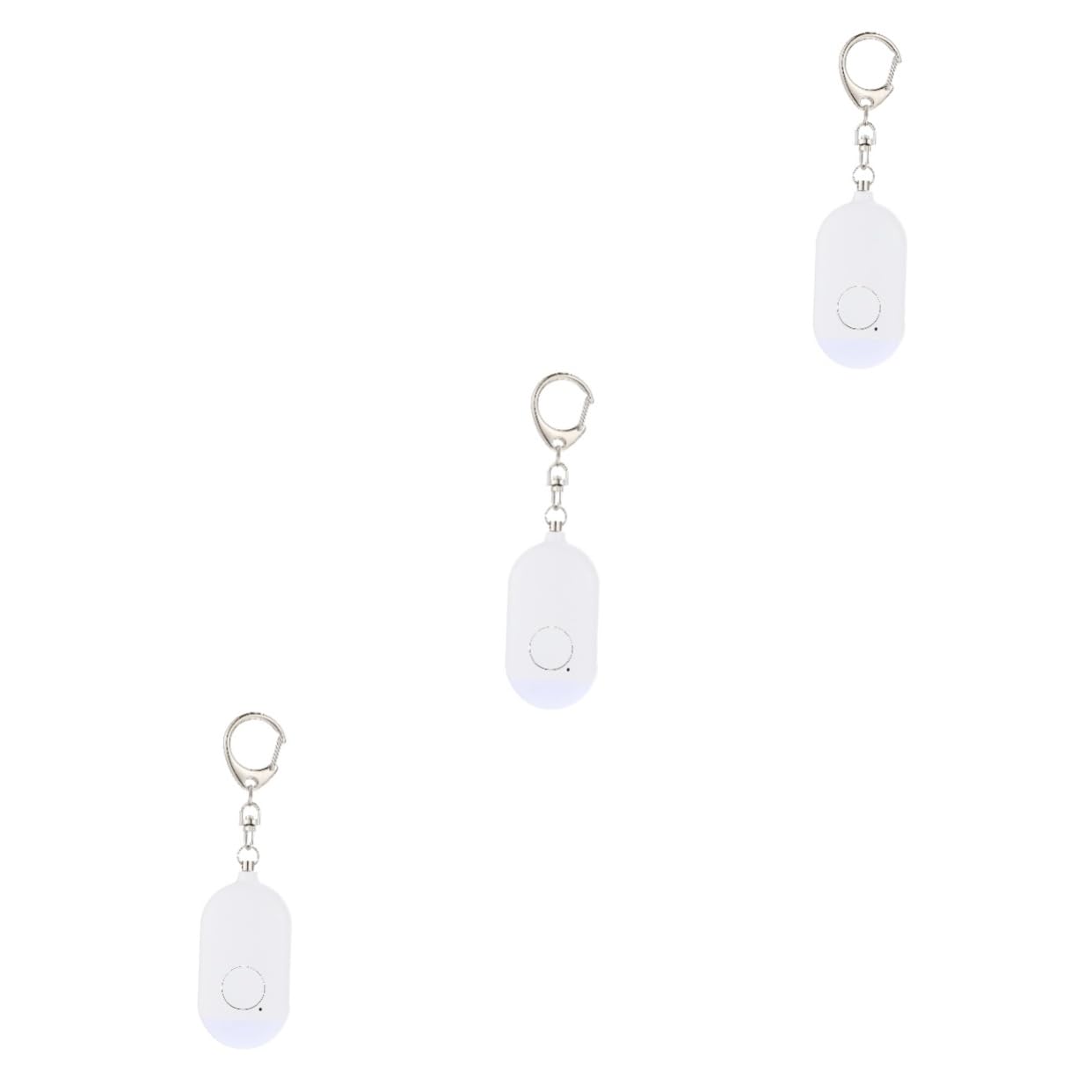 OSALADI 3ensembles Alarme Personnelle Rechargeable avec Torche LED Alarme De Sécurité pour Femmes Personnes Âgées Et Étudiants Idéale pour Activités Extérieures Et Sécurité
