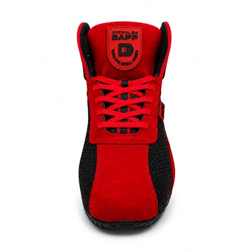Image of Dapp X-Series Weightlifting Gym Shoes for Men and Women | Leather Suede Exterior | Signature Flat Sole | Padded Interiors for Stability | Smart Cushioning | Wide Toe Box