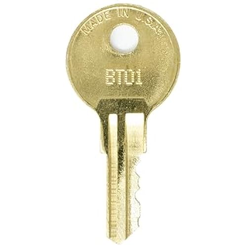 Tuff Shed BT01 - BT50 Toolbox Replacement Key Series BT14