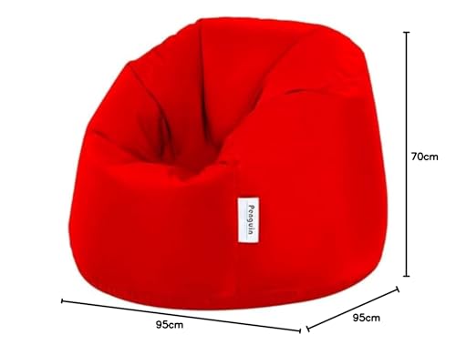 Penguin Comfort bean bag waterproof - 70*95 - red