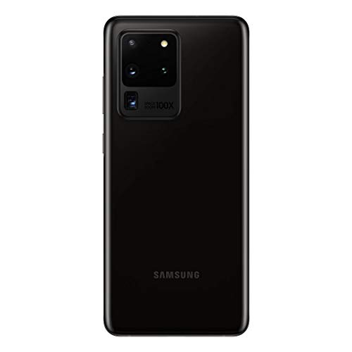 Samsung Galaxy S20 Ultra, 128GB, Cosmic Black - Fully Unlocked (Renewed)