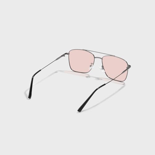 Image of SAM AND MARSHALL VEIN Sunglass I 400% UV Protection I Metal Sunglass I Square Sunglass I Double Bar I Unisex