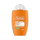 Avene Protector Solar Facial Dermatológico Ultra Fluid Oil Control Invisible FPS50, Bloqueador Solar Dermatológico para...