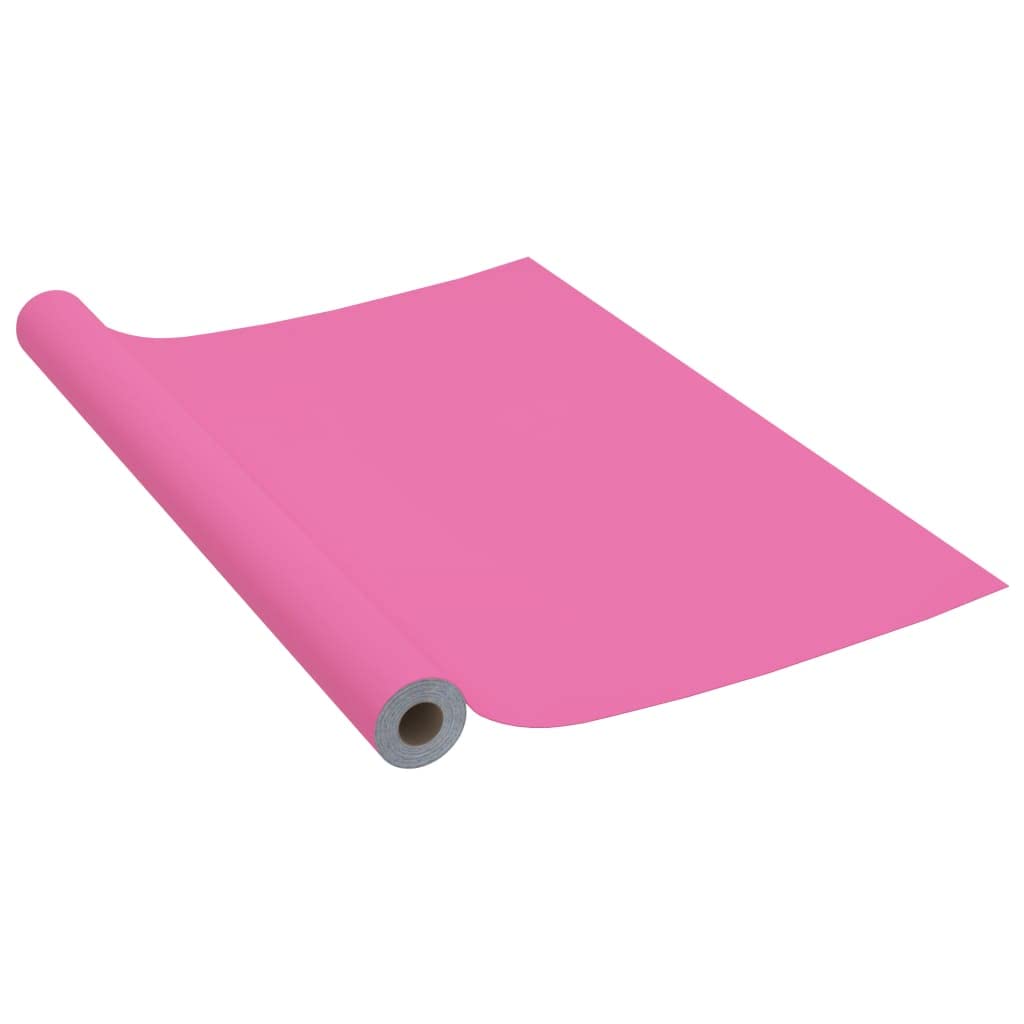 SKM Self-Adhesive Furniture Film High Gloss Pink 196.9