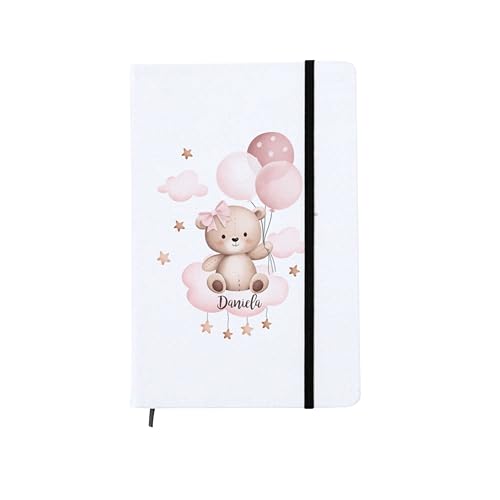Kembilove Libreta Infantil Personalizada Con Nombre – Cuaderno A5 Con 200 Hojas Blancas – Diseños Infantiles Para Niños Y Niñas – Ideal Escuela, Dibujo, Regalos Originales
