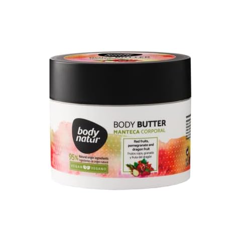 BODYNATUR - Manteca Corporal de Frutos Rojos - Vegan Body Butter - Manteca para Pieles Secas - Unisex - 200 ML Cover