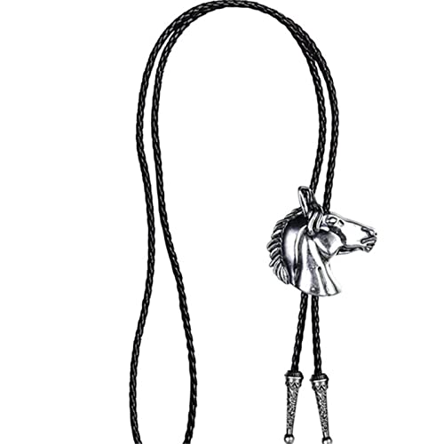Bolo cravate homme cheval 3D pour remplacer la cravate classique