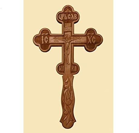 Exclusive Carved Wooden Altar Hand Blessing Cross Crucifix *JESUS CHRIST*/ Wall Cross #19-4