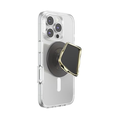 Image of PopSockets Phone Grip for MagSafe, Magnetic Holder, Phone Stand, Crystal - Enamel Obsidian Cut
