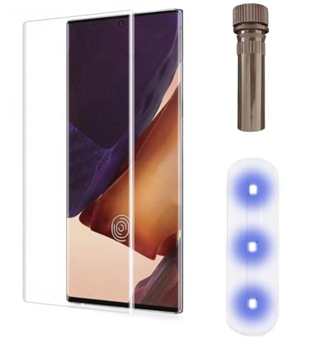 Image of MACLEN Ultra Premium HD Adavnced Glue UV Curved Tempered Glass for Samsung Galaxy Note 20 ultra 5G | With HD clearity full curved edge protection and Installation Kit