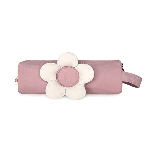 POTATO ペンケース おしゃれメイクブラシケース筆箱 ポーチ かわいい化粧ポーチ 化粧筆ポーチ 化粧ポーチ 旅行収納 小物入れ メイクブラシホルダー バッグ 母の日 ピンク