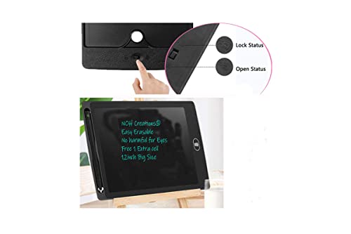 Image of Big Size LCD Writing Tablet 12 Inch Screen, Drawing Tablet, E-Note Pad, Remove Button (Color as per stcok)