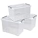 Produktbild CURVER Handy + Aufbewahrungsboxen-Set, Kunststoff, transparent, 3x65L
