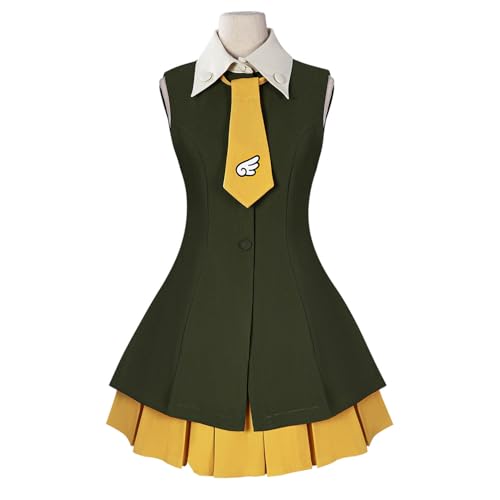 bbganlian Anime Personnage Kinomoto Sakura Cosplay Costume Tenue Card Captor Sakura Jeu de Rôle Uniforme Ensemble Complet Halloween Fête Carnaval Habiller avec Perruque pour Femmes (XXXL) – vue 3