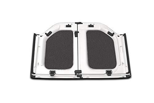 Bedrug - Jeep Headliner | 2018 - 2023 Jeep Wrangler JL UNLTD 4 Door, Custom cut, Grey - 4 pc. | HLJL184DRK