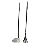 Petmate Clean Response Aluminum Rake and Pan, Small