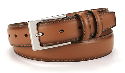 CHAOREN Men's Belt, Automatic Leather Belt, Men's Ratchet for Men, Business Suit, 35 mm Belt without Holes, Size Adjustable