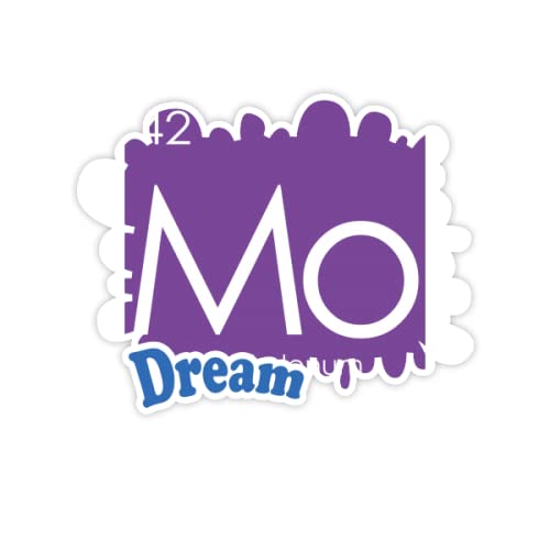 Elementi di Chimica Periodo Tavolo di Transizione Metals molibdeno Mo Adesivi Citazione Sogno Decalcomanie in Vinile