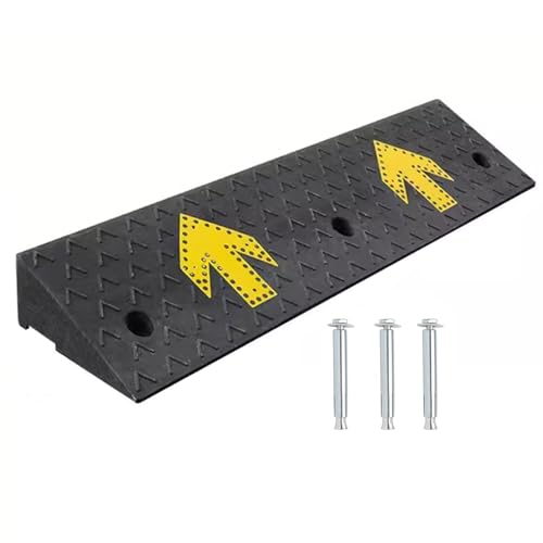 Rampa para Bordillo Vehicular, 100x50x8 cm, Color Negro miniatura 1