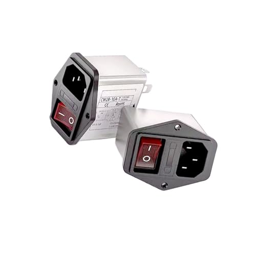 Filtro de potencia CW2B-10A-T purificador con enchufe e interruptor 4