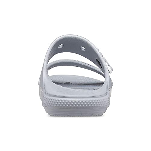 CROCS Classic Crocs Sandal - Light Grey - M8W10 , 206761-007-M8W10, Unisex Adult , Light Grey , M8W1