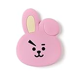 BT21 Official Merchandise by Line Friends - COOKY Character Silicon Hand Mirror, Pink