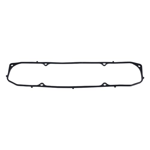 Image of 1 Pair 3 /16 inch Black Rubber Valve Cover Gaskets Steel Core Insert Compatible with Big Block Mopar BBM 361 383 400 426 440 engines
