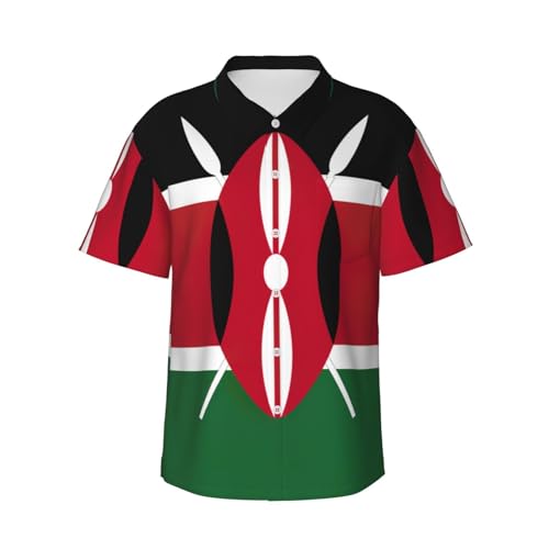 Chemise de vacances Kenya homme portez vos couleurs fièrement sous le soleil d'été