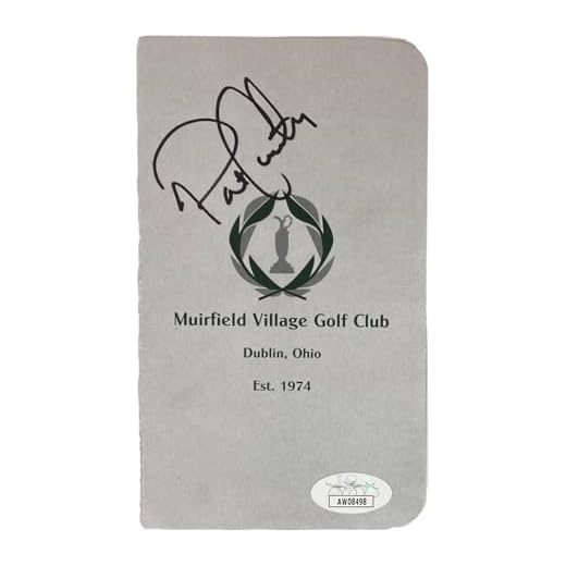 Signed Patrick Cantlay Golf Scorecard
