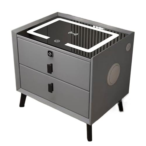 �i�C�g�X�^���h�A���C�����X�[�d�A�p�X���[�h�ی�ALED���C�g�AUSB�|�[�g�A���[�����o���t���X�}�[�g�i�C�g�X�^���h - �Q���p�R���p�N�g�x�b�h�T�C�h�e�[�u���i�_�[�N�O���[�A17.7�C���`�j