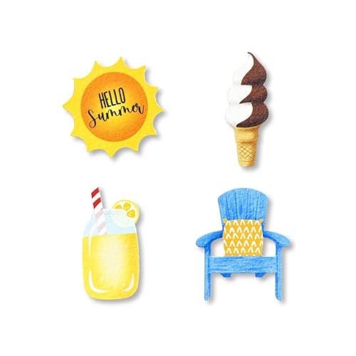 Roeda Set 4 Imanes Decorativos Verano Clásico miniatura 1